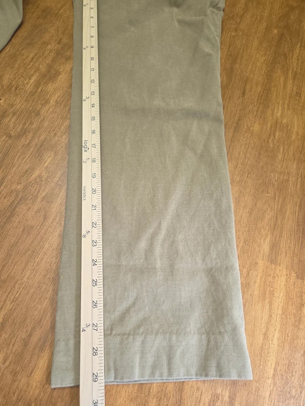 Banana Republic Men's Tan Chino Pants Brushed Cotton 4-pockets 34x30 Flat Front